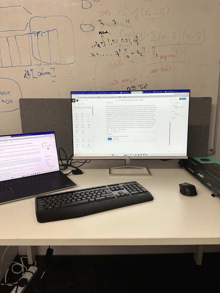 Work Station At Quantmatix (internship)